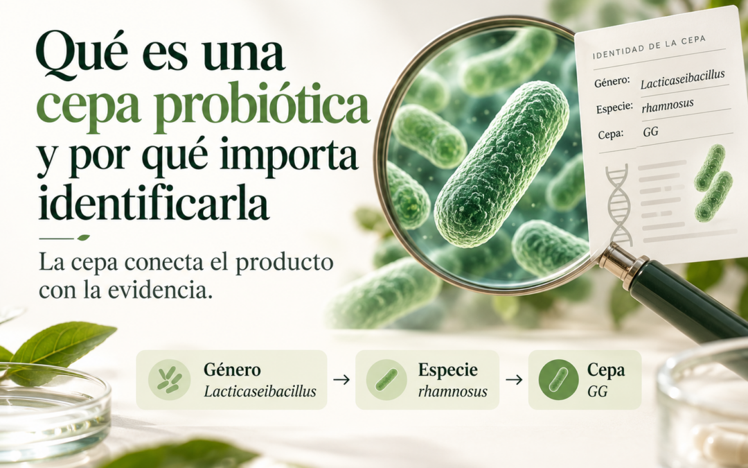 ¿Qué es una cepa probiótica y por qué importa identificarla?