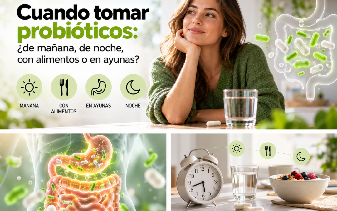¿Cuándo tomar probióticos: mañana, noche, con comida o en ayunas?